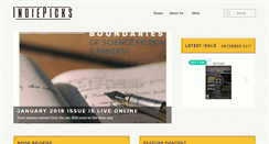 Desktop Screenshot of indiepicksmag.com